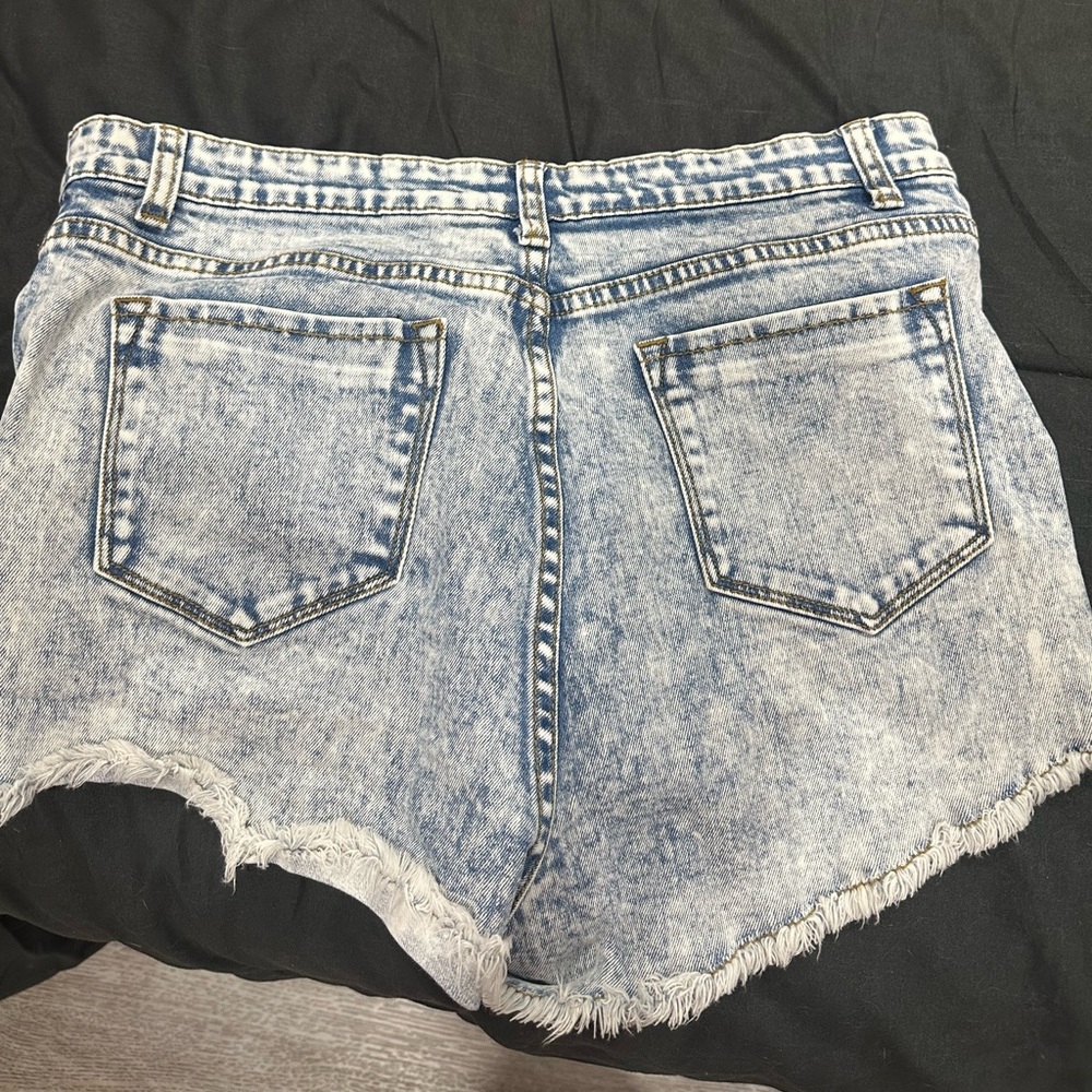 Distressed Jean Shorts - Picture 2 of 2